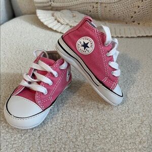 Converse Pink High-Top Baby Shoes